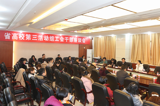 校工会参加省高校工会第三活动组工会干部座谈会